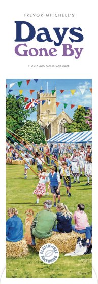 DH1409 CALENDAR SLIM DAYS GONE BY