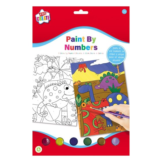 SH08702 BOOK PAINT BY NUMBERS KIDS CRE