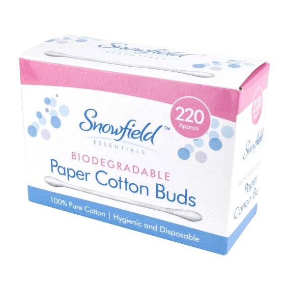 COTTON BUDS PAPER STICK 220PK