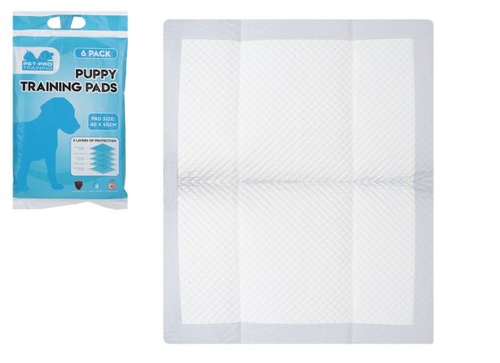 SJ11405 SJ11405 PUPPY TRAINING PADS 40 X 50CM 6PK