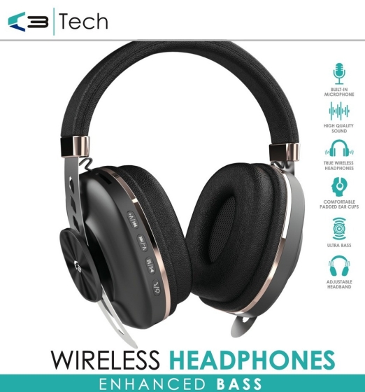 SJ04314 SJ04314 C3 OVERHEAD WIRELESS HEADPHONES