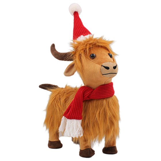 XH4701 HIGHLAND COW STANDING DANCING