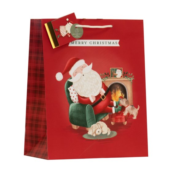 GIFT BAG SLEEPY SANTA M