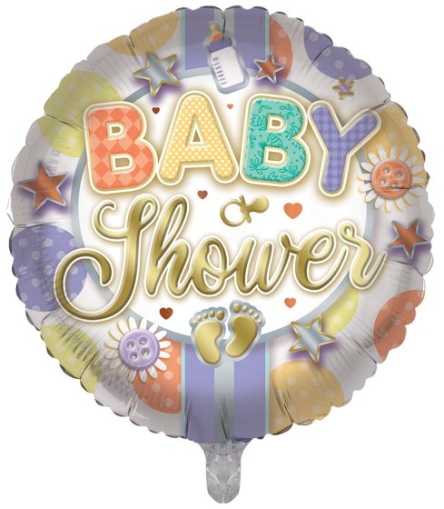 SH12729 BALLOON 18IN FOIL BABY SHOWER