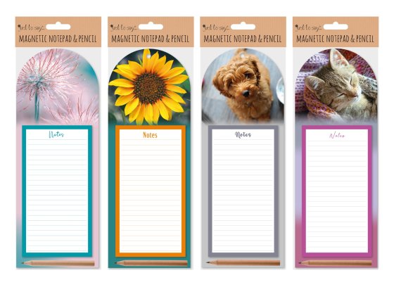 SH02402 NOTEPAD N PENCIL PHOTO MAGNETI
