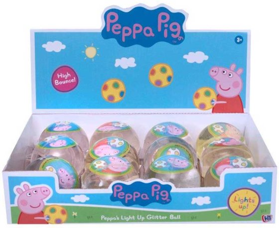 ** NEW FOR 2025 ** PEPPA PIG GLITTER BALL