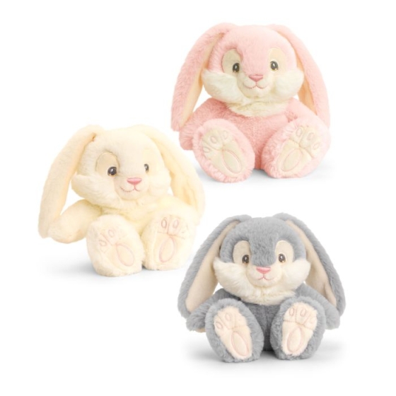 KEELECO PATCHFOOT RABBIT 15CM 3 ASSTD