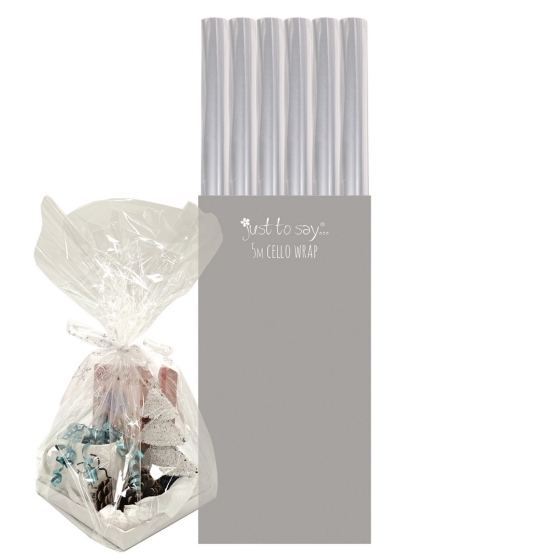 SJ14806 WRAP 5M CLEAR CELLO FILM ROLL