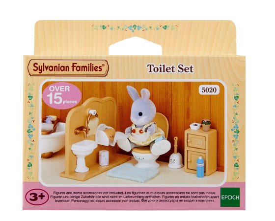 *WIGIG*  SYLVANIAN TOILET SET