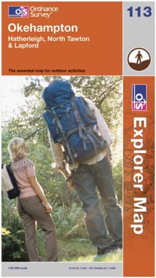 ** WIGIG ** MAP 113 EXP OKEHAMPTON