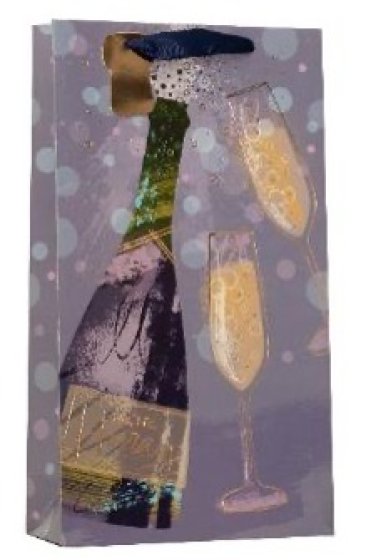** NEW FOR 2026 ** BOTTLE BAG CHAMPAGNE DOUBLE