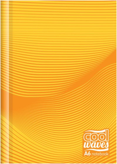 SH01501 A6 COOL WAVES HC NOTEBOOK
