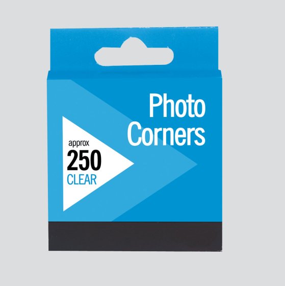 SH10806 CLEAR SA PHOTO CORNERS 250S
