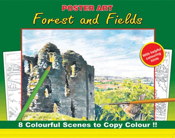 SH08506 LANDSCAPES COLOURING BOOK