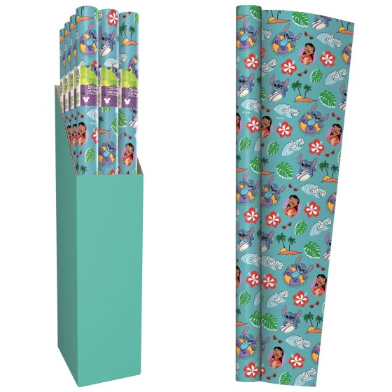 SH14013 GIFT WRAP ROLL 2M STITCH