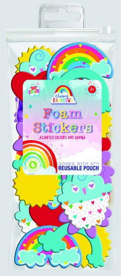 SH08912 STICKER FOAM KC RAINBOWS