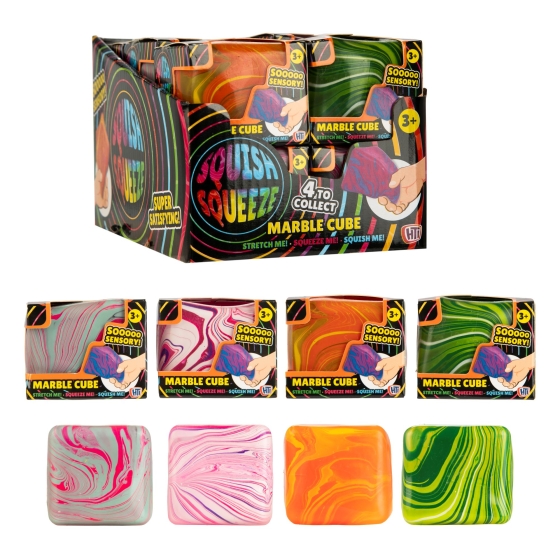 SQUISH SQUEEZE MARBLE CUBE