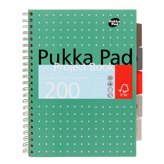 CJ0701 SJ01908 A4 METALLIC PROJECT BOOK