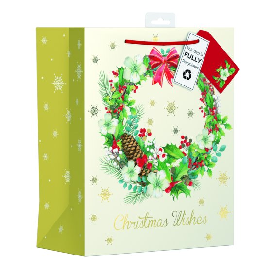 WIGIG GIFT BAG FOLIAGE LARGE