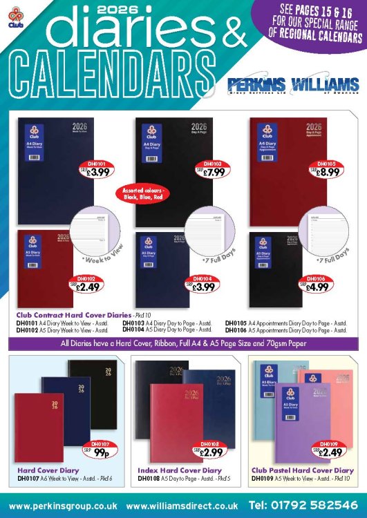 Diaries and Calendars 2026