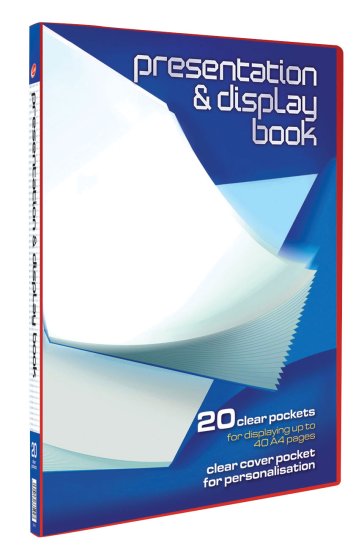 SH03702 DISPLAY BOOK A4 20 POCKET