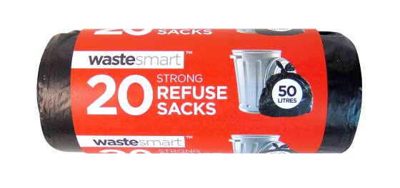 SACK REFUSE STRONG 20PK