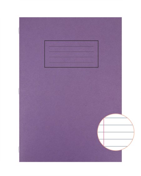 SH02609e EXERCISE BOOK A4 40LVS FM PURP