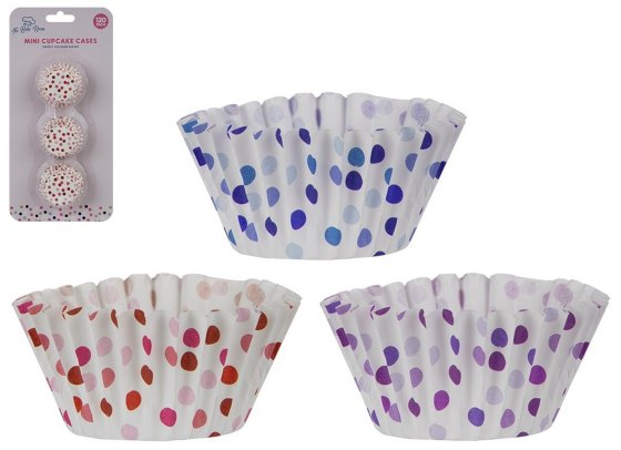 SJ12511 SJ12511 MINI CUPCAKE/ SWEET CASES ASST 120PK