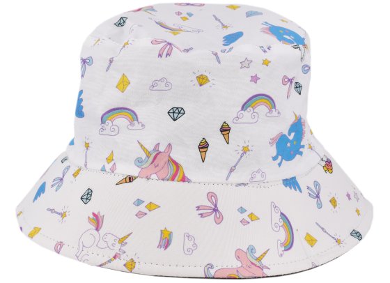 HAT BUCKET UNICORN PRINT CHILDS