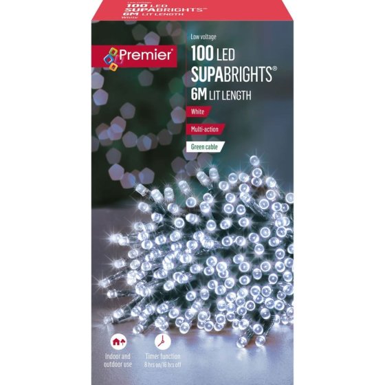 WIGIG LIGHTS 100 LED SBRIGHTS WHITE