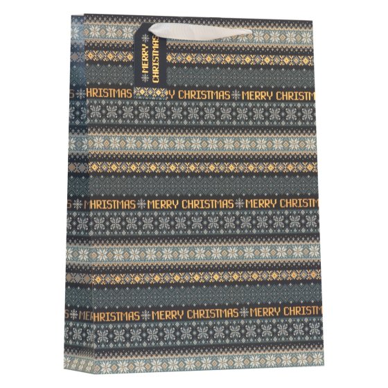 GIFT BAG FAIRISLE XL