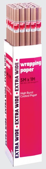 **WIGIG** EX WIDE BROWN WRAP ROLL 5MX1M
