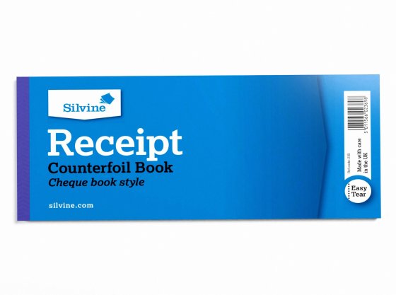 SH02712 RECEIPT BOOK COUNTERFOIL 80 RE