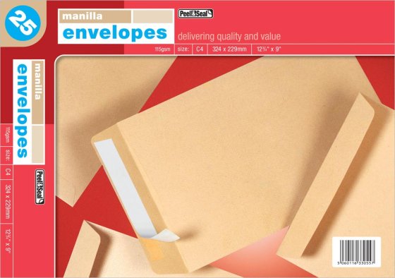 C4 MANILLA ENV PS REFILL PACK