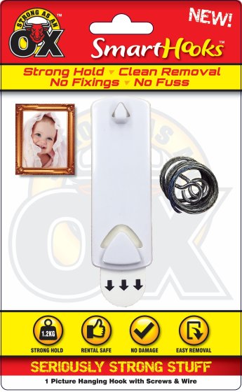 SH06119 HOOK REMOVABLE PICTURE X 1PC