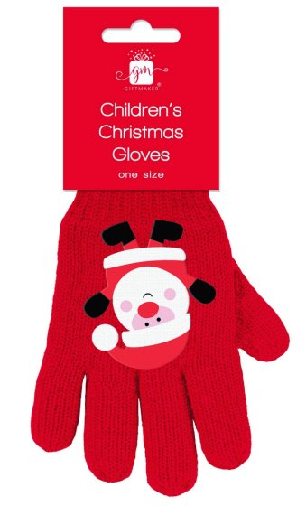 XH5401 GLOVES CHILDRENS XMAS 2ASST