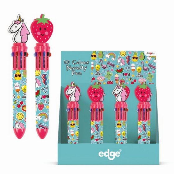 SJ08213 SJ08213 NOVELTY CHARMING 10 COLOUR PEN ASST