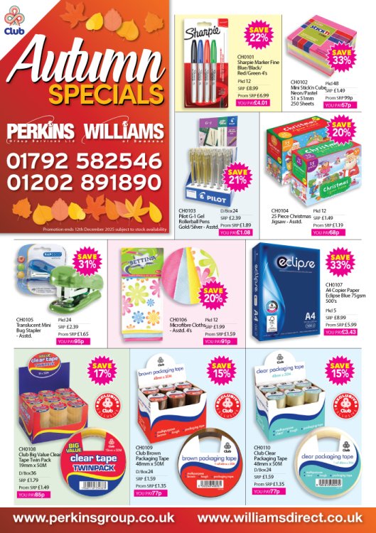 Autumn Specials 2025