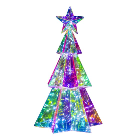 XH4507 CHRISTMAS TREE 25CM THREE-TIER