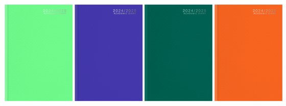 DIARY ACADEMIC A4 DAP TEXTURED