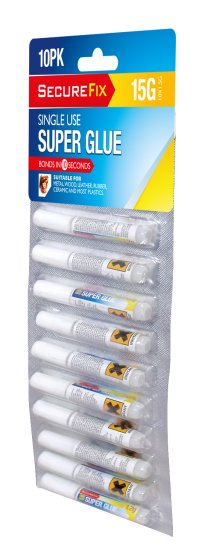 SUPER GLUE ONE SHOT SINGLE USE 10 X 1.5G