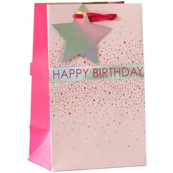 NEW FOR 2024 SG12715 GIFT BAG BIRTHDAY CONFETTI PIN