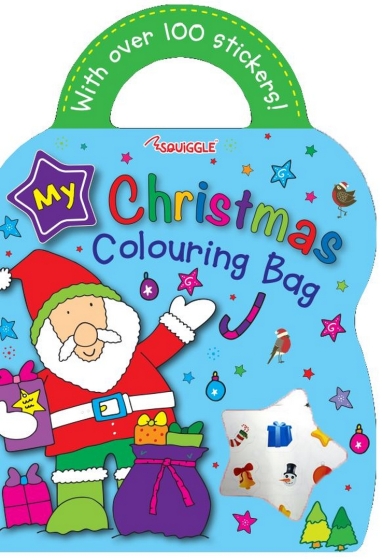 COLOUR N STICKER XMAS BOOK BAG
