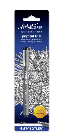 BJ1912 308 PIGMENT LINER 0.5 BLK I/C