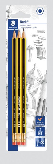SH07901 NORIS RUBBER TIPPED PENCIL 3 SH07901 NORIS RUBBER TIPPED PENCIL 3