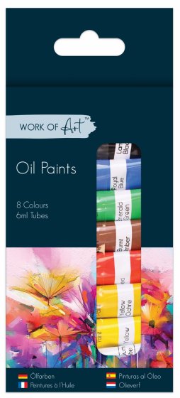 SH08606 PAINTS OIL 8 X 6ML TUBES