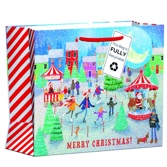 WIGIG GIFT BAG LANDSCAPE WINTER VILL