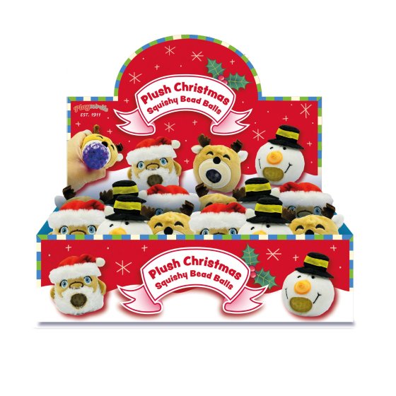XH4907 PLUSH CHRISTMAS SQUISHY BEAD B