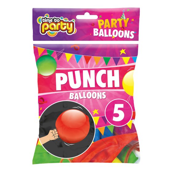 PUNCH BALLOONS 5PK