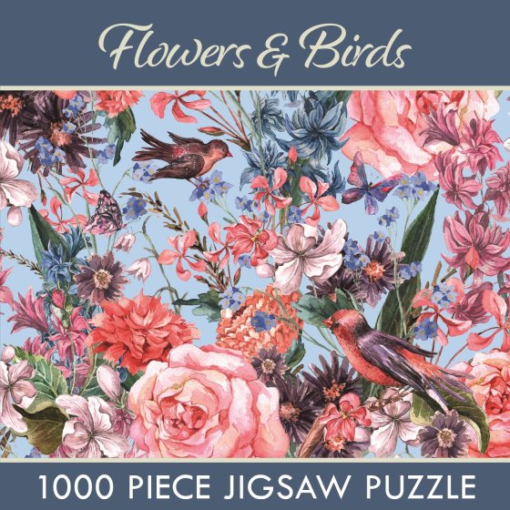 **WIGIG** JIGSAW 1000 PCE FLOWERS AND BI